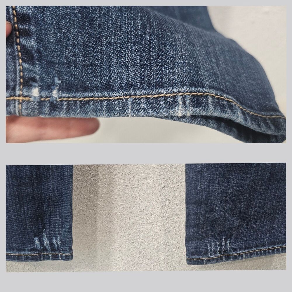 Kut From The Kloth Catherine Boyfriend Jeans Women's Size 10 Distressed Med Wash - Picture 12 of 12